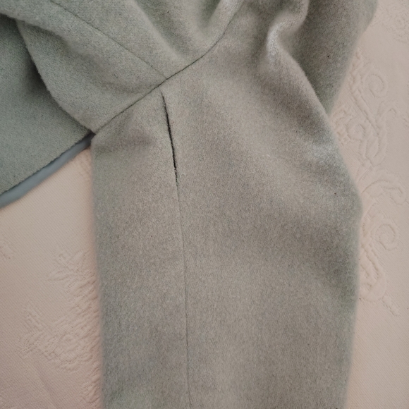 White Stag Women's Mint Green Blazer With Matching Turtle Neck Size 16 - Picture 14 of 15